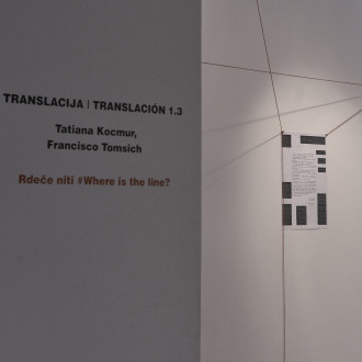 Translacija | Traslación 1.3, Red Threads #Where is the Line, 2018, Rampa Lab, Ljubljana